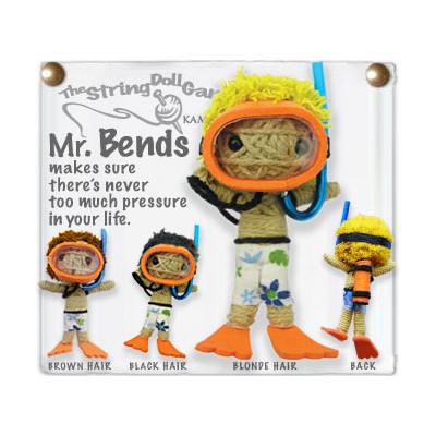 Mr. Bends Key Chain